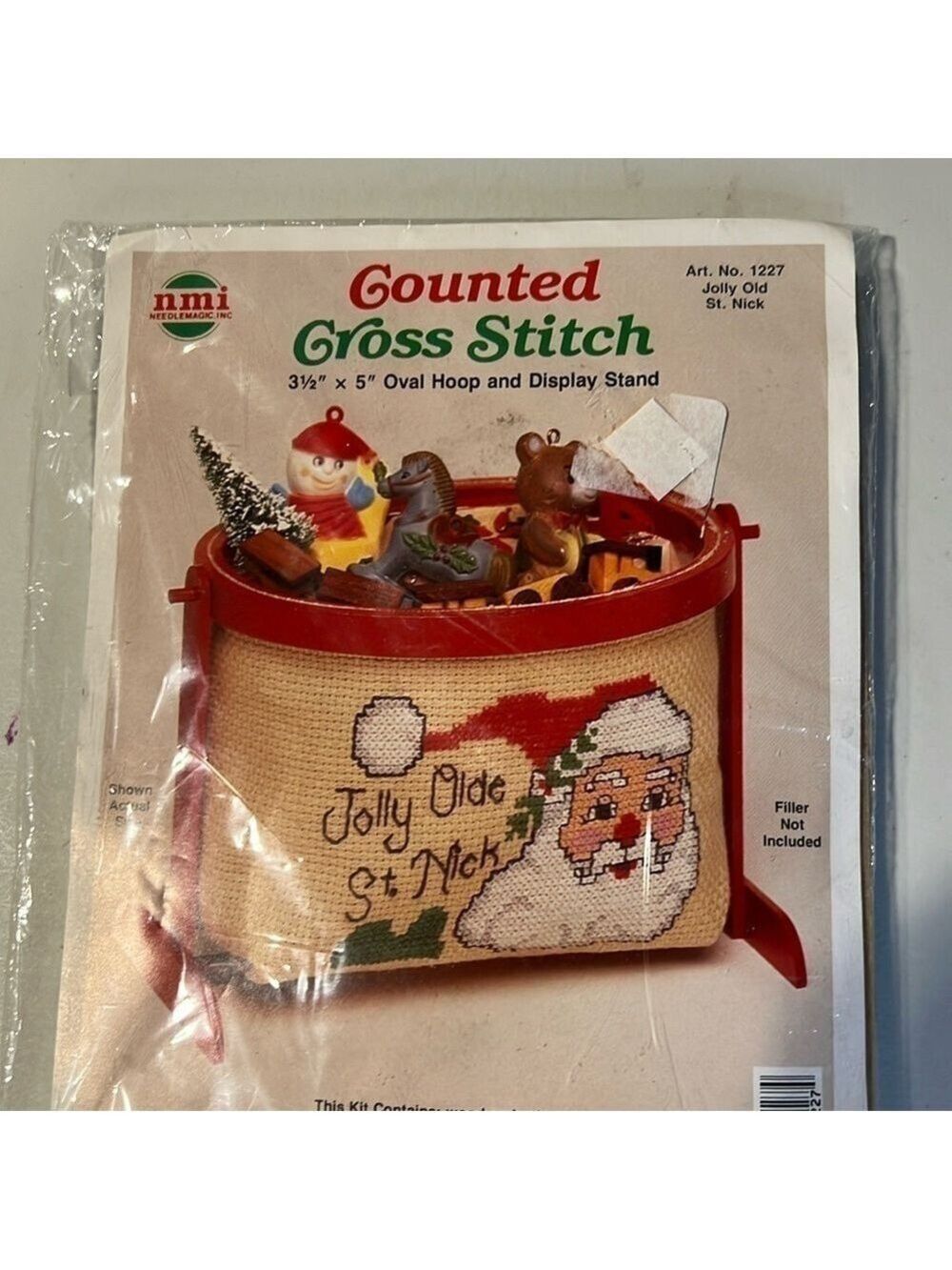 COUNTED CROSS STITCH Jolly Old St. Nick